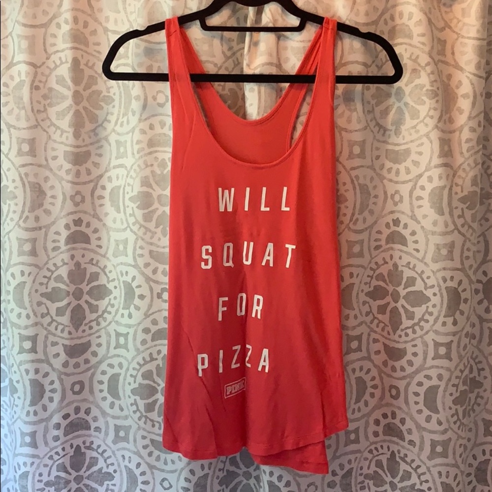 Pink VS workout top